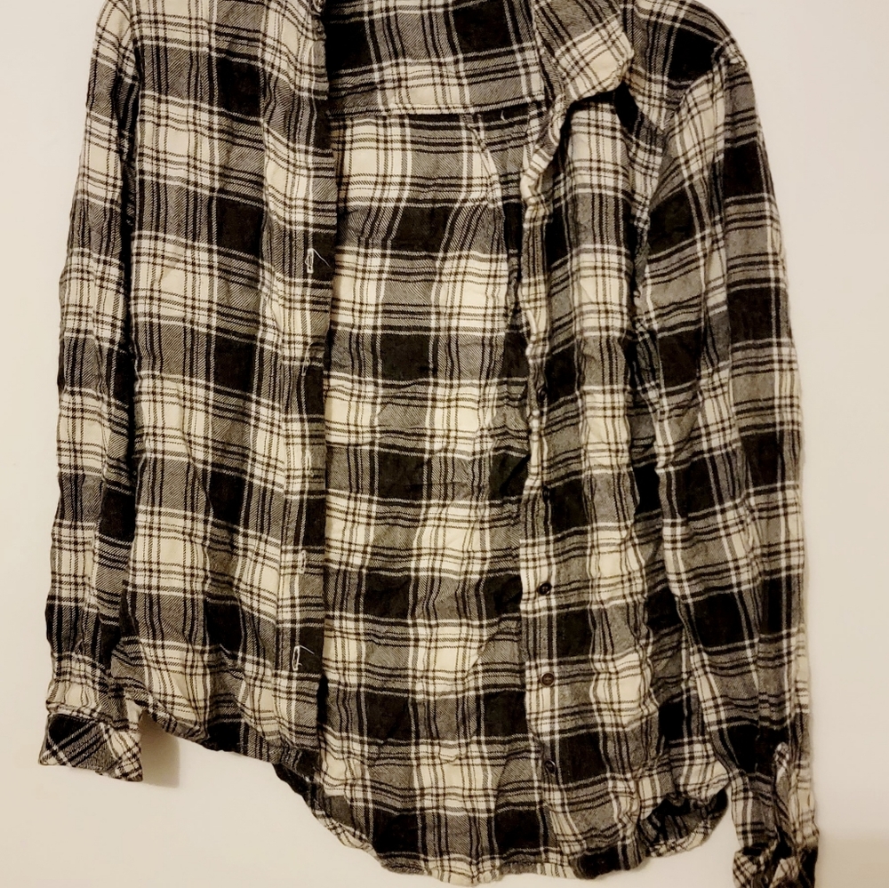 Plaid button up